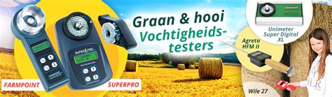 graan vochtmeter|Vochtigheidstester voor hooi, stro en graan. .